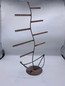 İthal Metal Siyah Renk 46x28 Cm Küpe Standı - 3