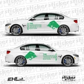 Red Bull The White Edition Sticker  – Yan Gövde Sticker Seti - 12