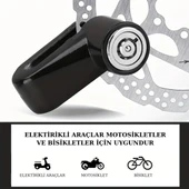 Trend Store Motosiklet Disk Fren Kilidi Dağ Bisiklet Anahtarlı Kilit Alaşım Dövme Çelik - 2