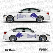 Red Bull The White Edition Sticker  – Yan Gövde Sticker Seti - 7