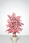 Yoğun Yapraklı 60 cm Yapay Sakura Bahar Dalı Ağacı - 12