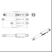 KNOTT AKS 340 mm-120 mm Karavan & Römork Amortisörü - 3