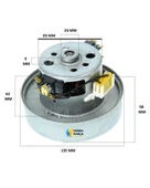 Dyson Uyumlu DC 32 Süpürge Motoru 1400W HT54 thumbnail 2