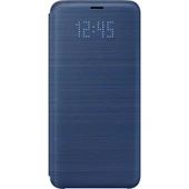 Galaxy S9 ile Uyumlu Led View Cover Kılıf Mavi EF-NG960PLEGWW - 1