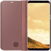 Galaxy S8 Plus ile Uyumlu Clear View Cover Kılıf Pembe EF-ZG955CPEGWW - 3