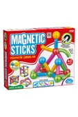 raintoys Manyetik Çubuklar Zeka Geliştirici Eğitici Oyuncak 42 Parça - 6