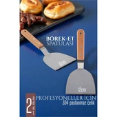 Modacar Mutfak Spatulası- Hamur Börek Et Spatulası 9 ve 12 cm 2 Lİ SET - 1
