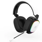 GameBooster WBH23W Nemesis PRO RGB Wireless 2.4G+BT Beyaz Kablosuz Oyuncu Kulaklığı - 3