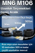 MN6 M106 25 Metre internet kablosu/CAT6 iki kat korumalı UTP 0,50MM/İç dış mekan/25M ethernet kablosu - 5