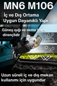 MN6 M106 200 Metre Internet Kablosu/utp 0.50mm Cat6 Iki Kat Korumalı/iç Dış Mekan/200M Ethernet Kablosu - 7