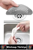 Kolay Temizlenir Mutfak Banyo Küvet Lavabo Tıkanma Önleyen Esnek Silikon Lavabo Gider Filtresi - 2