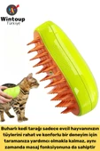 Evcil Hayvan Kedi Banyo Tüy Tarama Masaj Etkili Yumuşak Zararsız Çok Fonksiyonlu Buharlı Tarak thumbnail 1