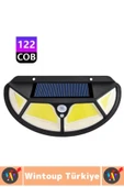 Outdoor Dış Mekan Aydınlatma Güneş Enerjili Fonksiyonel Sensör 3 Modlu 122 Led Solar Bahçe Lambası - 2