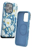 iPhone 16 Pro Flower Series Magsafe Kapak - Mavi thumbnail 2