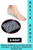 Gündelik Ayak Parmak Topuk Baskı Ağrı Rahatsızlık Sürtünme Azaltan Cilt Yumuşatan Nasır Bandı 6 Adet - 1