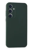 Samsung Galaxy A35 5G Kılıf First Silikon - Koyu Yeşil thumbnail 1