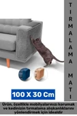 Dayanıklı Hızlı Kuruyan Mobilya Koruyucu Yapıştırılabilir Evcil Hayvan Kedi Tırmalama Matı 100X30 Cm thumbnail 1