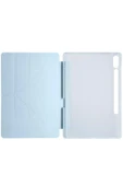 Samsung Galaxy X610 Tab S9 FE Plus 12.4 Kılıf Kalemlikli Mars Tablet Kılıfı - Mavi thumbnail 2
