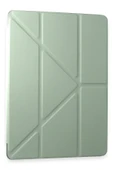 Samsung Galaxy Tab A9 Kılıf Kalemlikli Mars Tablet Kılıfı - Açık Yeşil thumbnail 1