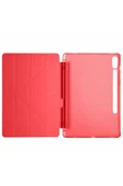 Samsung Galaxy X610 Tab S9 FE Plus 12.4 Kılıf Kalemlikli Mars Tablet Kılıfı - Kırmızı thumbnail 3