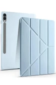 Samsung Galaxy X610 Tab S9 FE Plus 12.4 Kılıf Kalemlikli Mars Tablet Kılıfı - Mavi thumbnail 1