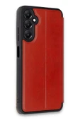 Samsung Galaxy A05S Kılıf Flip Cover - Kırmızı thumbnail 2