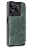 General Mobile Era 30 Kılıf Flip Cover - Koyu Yeşil thumbnail 2