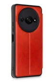 Xiaomi Redmi A3 4G Kılıf Flip Cover - Kırmızı thumbnail 2