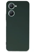 Vivo Y18 Kılıf First Silikon - Koyu Yeşil thumbnail 1