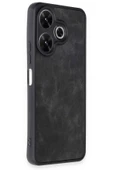 Xiaomi Redmi 13 4G Kılıf Aras Deri Kapak - Siyah thumbnail 2