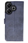 Xiaomi Redmi 13 4G Kılıf Trend S Plus Kapaklı Kılıf - Lacivert thumbnail 1