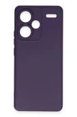 Xiaomi Redmi Note 13 Pro Plus Kılıf Nano içi Kadife Silikon - Mor thumbnail 2