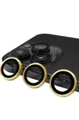 iPhone 13 Pro Max Raze Metal Kamera Lens - Gold thumbnail 1