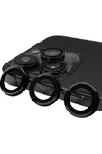 iPhone 14 Pro Max Raze Metal Kamera Lens - Siyah thumbnail 1