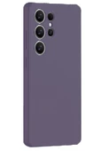 Samsung Galaxy S25 Ultra Kılıf Nano içi Kadife Silikon - Mor thumbnail 3