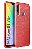 Huawei Y6P Kılıf Auto Focus Kapak - Kırmızı thumbnail 1