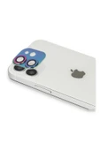 iPhone 11 Pers Alüminyum Kamera Lens - Rainbow thumbnail 3