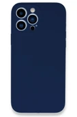 iPhone 13 Pro Kılıf Lansman Legant Silikon - Lacivert thumbnail 1