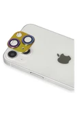 iPhone 13 Pers Alüminyum Kamera Lens - Rainbow thumbnail 3