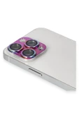 iPhone 13 Pro Max Pers Alüminyum Kamera Lens - Rainbow thumbnail 1