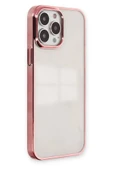 iPhone 13 Pro Max Kılıf Element Silikon - Pembe thumbnail 2