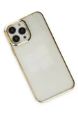 iPhone 13 Pro Max Kılıf Element Silikon - Gold thumbnail 3