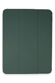 iPad 10.2 (7.nesil) Kılıf Starling 360 Kalemlikli Tablet Kılıf - Koyu Yeşil thumbnail 4