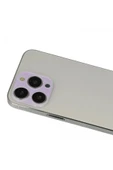 iPhone 13 Pro Max Rainbow Kamera Lens Koruma Cam - Mor thumbnail 1