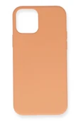 iPhone 12 Mini Kılıf Nano içi Kadife Silikon - Turuncu thumbnail 1