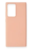 Samsung Galaxy Note 20 Ultra Kılıf Nano içi Kadife Silikon - Pudra thumbnail 1