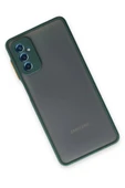 Samsung Galaxy M52 5G Kılıf Montreal Silikon Kapak - Yeşil thumbnail 3