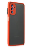 Samsung Galaxy M52 5G Kılıf Montreal Silikon Kapak - Kırmızı thumbnail 2