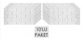 Renkli Duvarlar Kendinden Yapışkanlı Duvar Kağıdı 10 Adet 70x38 cm - 1