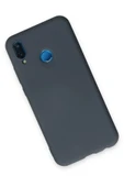 Huawei P20 Lite Kılıf Nano içi Kadife Silikon - Gri thumbnail 3